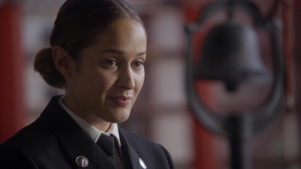 Jaina Lee Ortiz as Andy in Station 19 - Season 4 Premiere