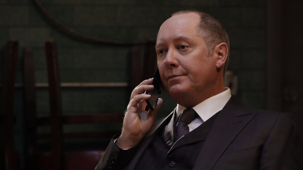 James Spader as Red Reddington on The Blacklist
