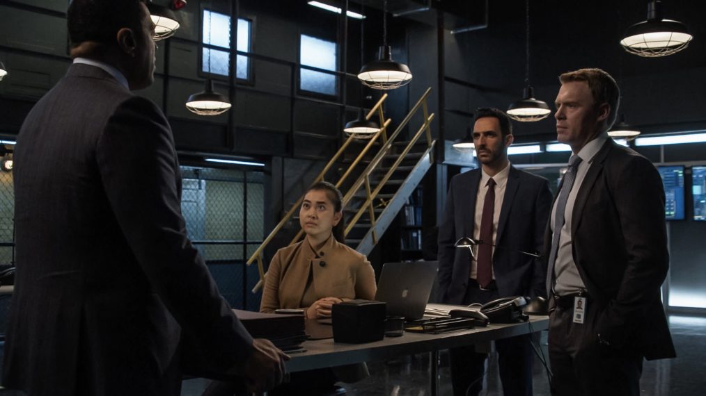 The Blacklist - Season 8 - Harry Lennix as Harold Cooper, Laura Sohn as Agent Alina Park, Amir Arison as Aram Mojtabai, Diego Klattenhoff as Donald Ressler