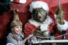 Taylor Momsen and Jim Carrey in The Grinch Who Stole Christmas