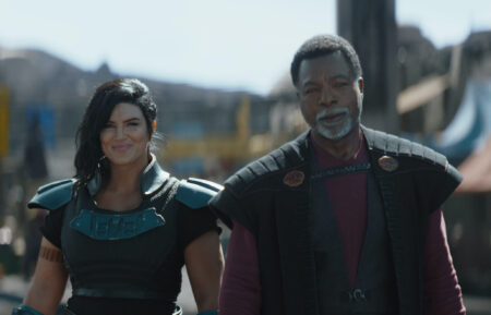 The Mandalorian - Gina Carano and Carl Weathers