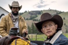 Yellowstone - Season 3 Episode 1 - Denim Richards as Colby and Jefferson White as Jimmy