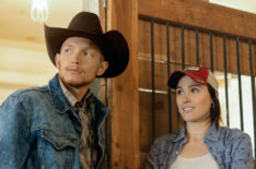 Jefferson White and Eden Brolin in Yellowstone Season 3 - Jimmy and Mia