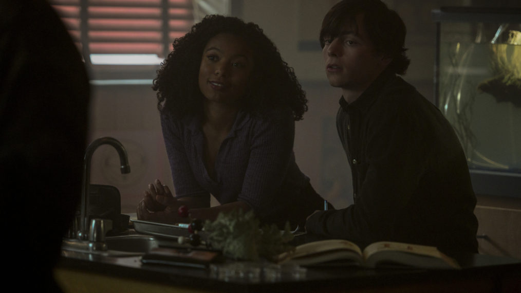 Jaz Sinclair and Ross Lynch in Chilling Adventures of Sabrina Chapter 31