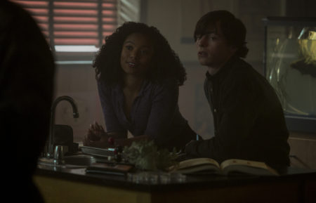 Jaz Sinclair and Ross Lynch in Chilling Adventures of Sabrina Chapter 31