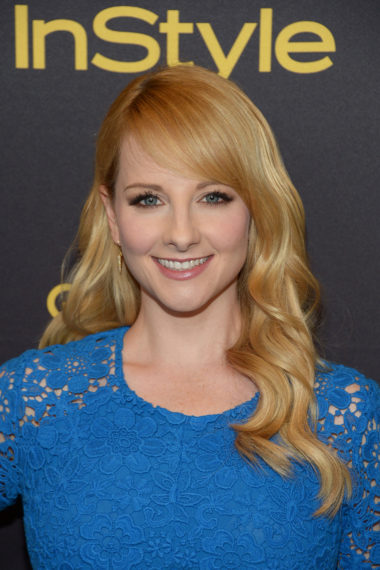 Actress Melissa Rauch at the 2017 Golden Globe Award InStyle celebration