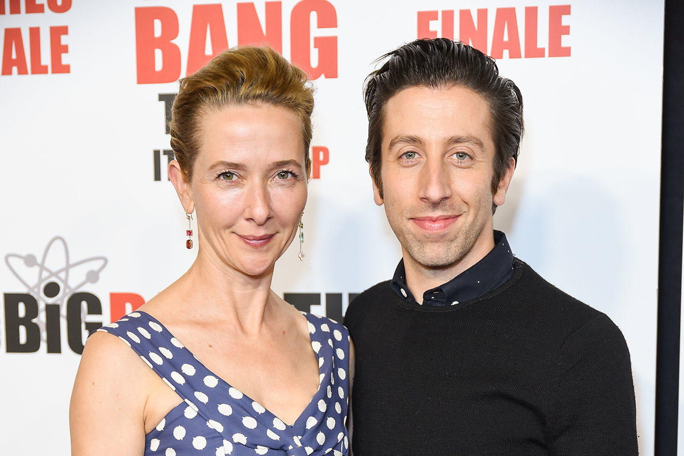 Jocelyn Towne and Simon Helberg attend series finale party for CBS' 'The Big Bang Theory'