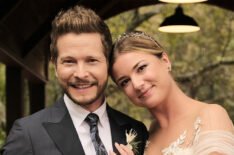 Matt Czuchry and Emily VanCamp in the A Wedding a Funeral season four premiere of The Resident