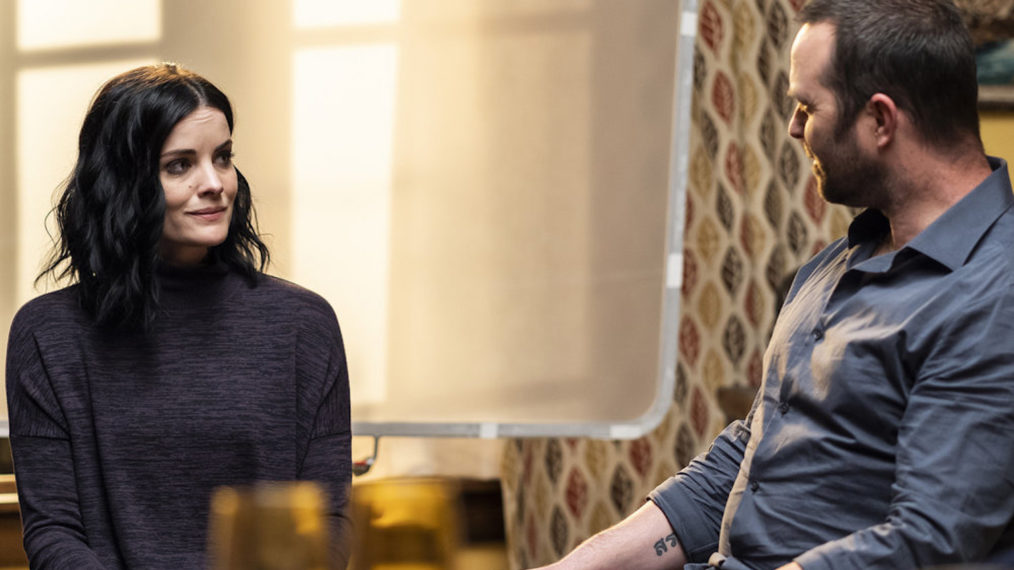 Jaimie Alexander as Jane Doe, Sullivan Stapleton as Kurt Weller Blindspot - Season 5 Finale Dinner Final Scene