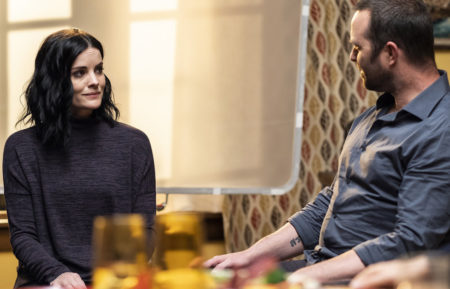 Jaimie Alexander as Jane Doe, Sullivan Stapleton as Kurt Weller Blindspot - Season 5 Finale Dinner Final Scene