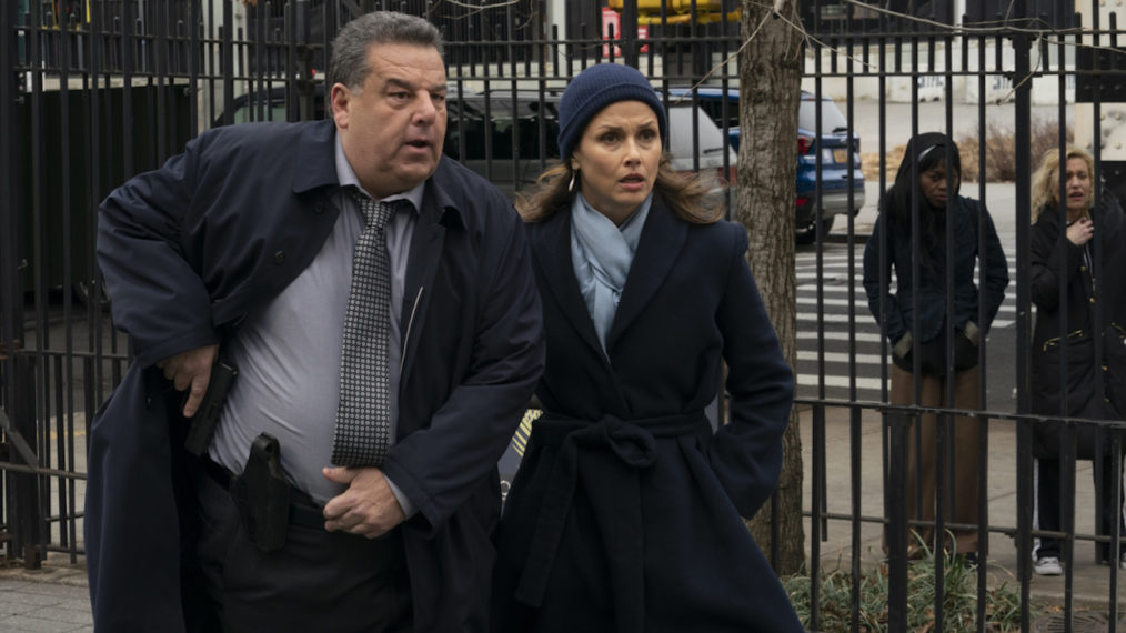 Anthony Abetemarco, Bridget Moynahan as Erin Reagan in Blue Bloods - Season 11 Episode 4 - 'Redemption'