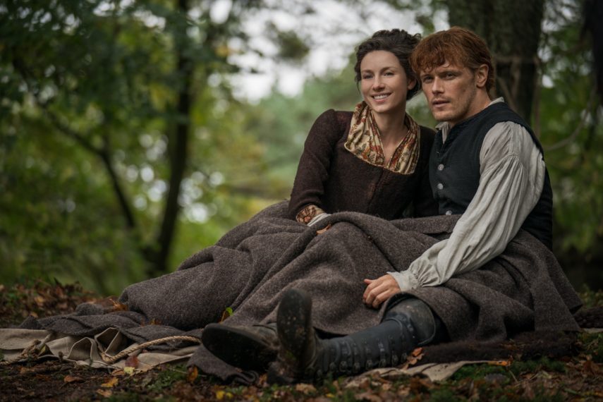 Outlander Season 4 Jamie Claire Caitriona Balfe Sam Heughan