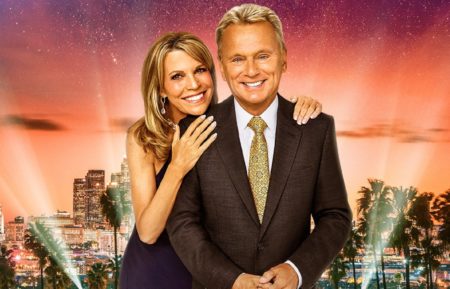 Celebrity Wheel of Fortune Vanna White Pat Sajak