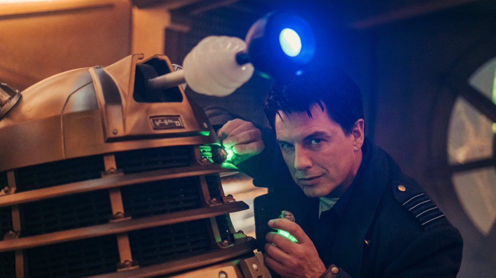 John Barrowman Dalek Doctor Who Holiday Special Captain Jack Harkness