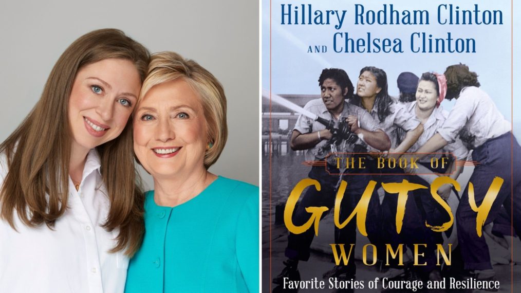 HILLARY RODHAM CLINTON & CHELSEA Hardcover Book GUTSY WOMEN Signed Autographed 