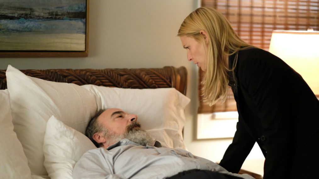 Mandy Patinkin as Saul Berenson and Claire Danes as Carrie Mathison in the Homeland series finale