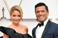 Kelly Ripa and Mark Consuelos at the Academy Awards