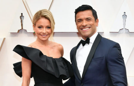 Kelly Ripa and Mark Consuelos at the Academy Awards