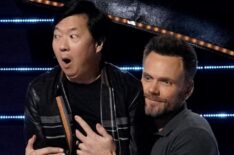 Ken Jeong and Joel McHale on Masked Singer