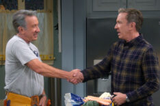 Last Man Standing with Home Improvement star Tim Allen shaking hands with Tim Allen