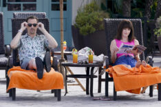 Sean Murray as NCIS Special Agent Timothy McGee and Margo Harshman as Delilah in NCIS Season 18 Episode 4 - 'Sunburn'