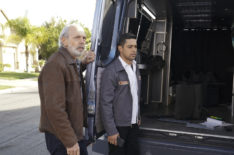Joe Spano as Fornell and Wilmer Valderrama as Torres in NCIS - Season 18, Episode 5