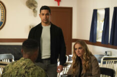 Wilmer Valderrama as NCIS Special Agent Nicholas “Nick” Torres, Emily Wickersham as NCIS Special Agent Eleanor 'Ellie' Bishop in NCIS - Season 18, Episode 5 -'Head of the Snake'