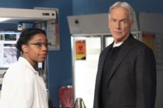 Diona Reasonover and Mark Harmon in NCIS