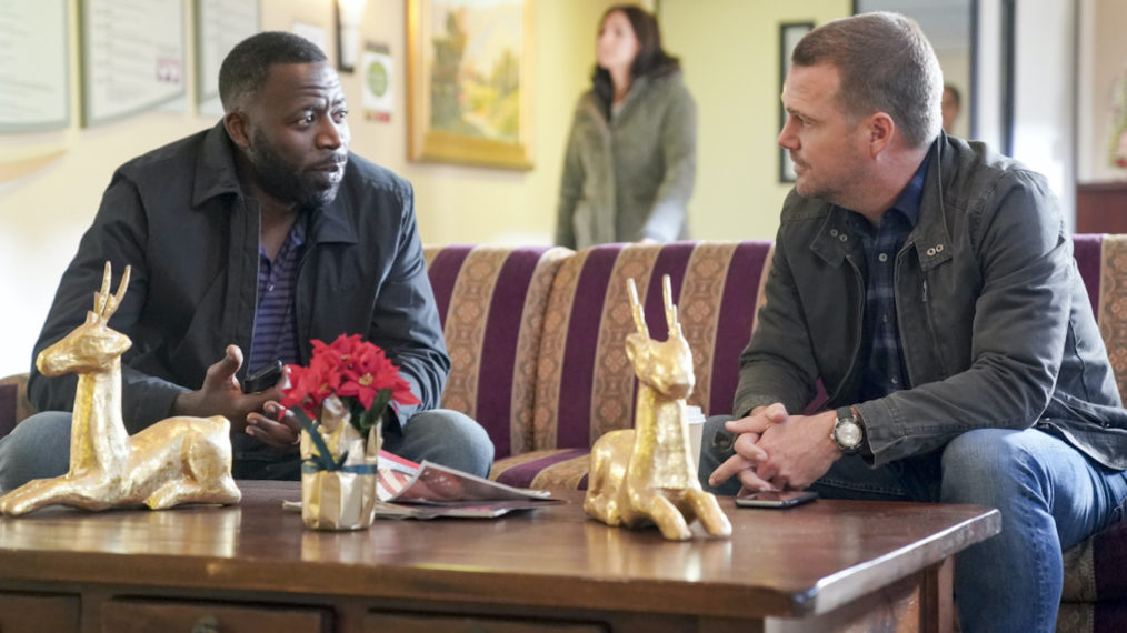 Demetrius Grosse (Raymond Lewis) and Chris O'Donnell (Special Agent G. Callen) - NCIS LA - If the Fates Allow - Season 12, Episode 6