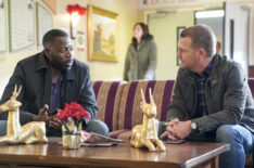 Demetrius Grosse (Raymond Lewis) and Chris O'Donnell (Special Agent G. Callen) - NCIS LA - If the Fates Allow - Season 12, Episode 6