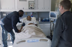Demetrius Grosse (Raymond Lewis) and Shelley Robertson (Paula Lewis) in NCIS LA - Season 12 Episode 6