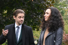 Tom Payne and Aurora Perrineau in the Prodigal Son season 2 premiere