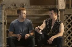 Cameron Monaghan as Ian and Noel Fisher as Mickey and in Shameless