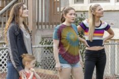 Shameless, Season 11 - Elise Eberle, Emma Kenney, and Kate Miner