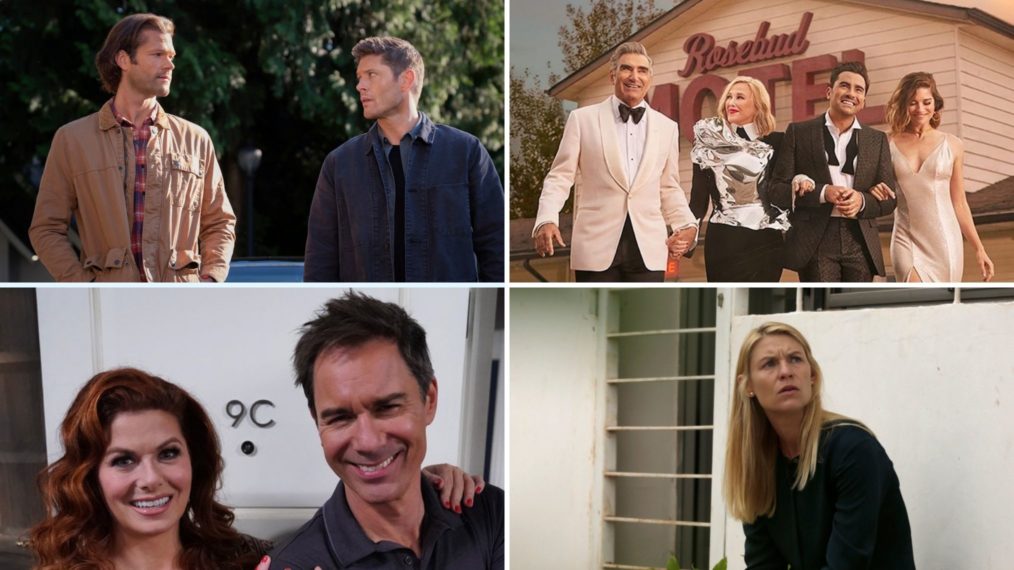 Supernatural Schitt's Creek Will & Grace Homeland