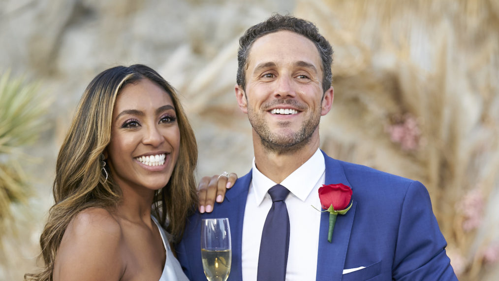 Tayshia Adams and Zac Clark - Bachelorette Finale Engaged