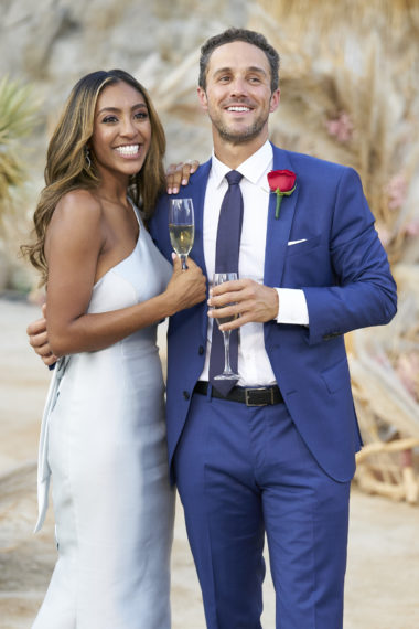 Tayshia Adams and Zac Clark - Bachelorette Finale Engaged