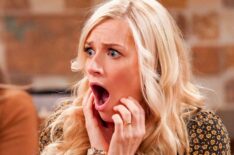 Beth Behrs in shock on The Neighborhood