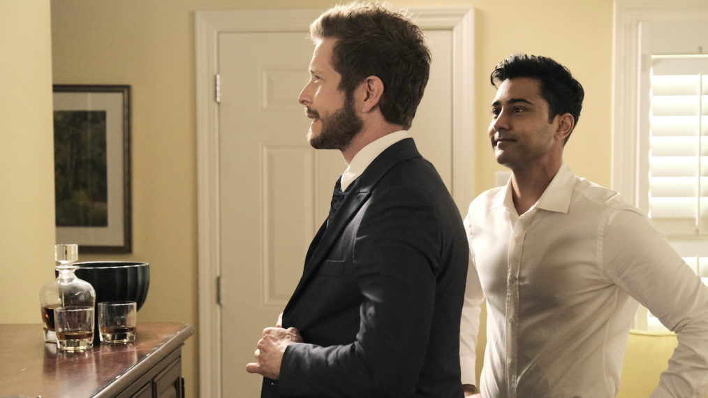 Matt Czuchry and Manish Dayal in the 'A Wedding a Funeral' season four premiere of The Resident