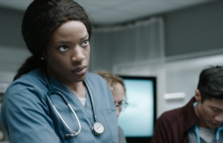 Ayisha Issa as June Curtis in Transplant - Season 1 Finale Patient