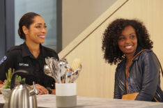 Gina Torres and Sierra McClain in the '2100' episode of 9-1-1: Lone Star