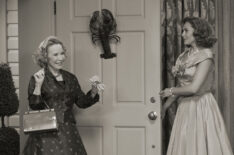 Wandavision - Debra Jo Rupp as Mrs. Hart and Elizabeth Olsen as Wanda Maximoff