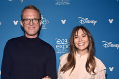 Paul Bettany and Elizabeth Olsen at D23 Expo