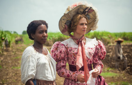 Tamara Lawrance and Hayley Atwell in The Long Song on PBS Masterpiece