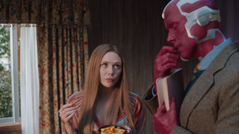 WandaVision Elizabeth Olsen Wanda Maximoff Paul Bettany Vision Episode 3