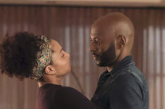 Christina Moses as Regina and Romany Malco as Rome in A Million Little Things - Season 3