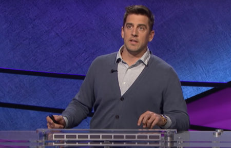 Aaron Rodgers as a contestant on Celebrity Jeopardy