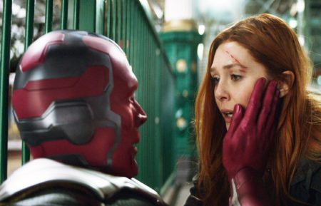 Avengers Infinity War - Paul Bettany and Elizabeth Olsen