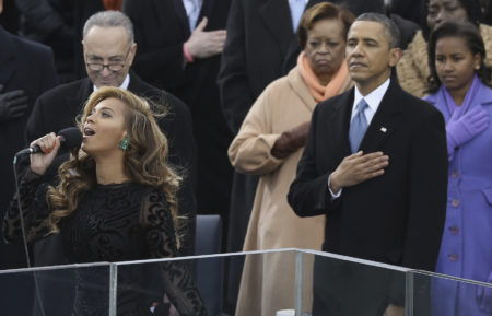 Beyoncé Knowles performs at the inauguration of Barack Obama