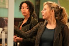 Kylie Bunbury and Katheryn Winnick in Big Sky